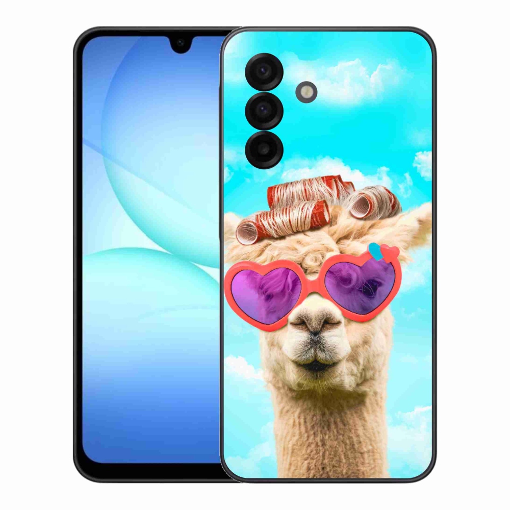 Zselés borítás mmCase Samsung Galaxy A17 4G/5G - szemüveges láma