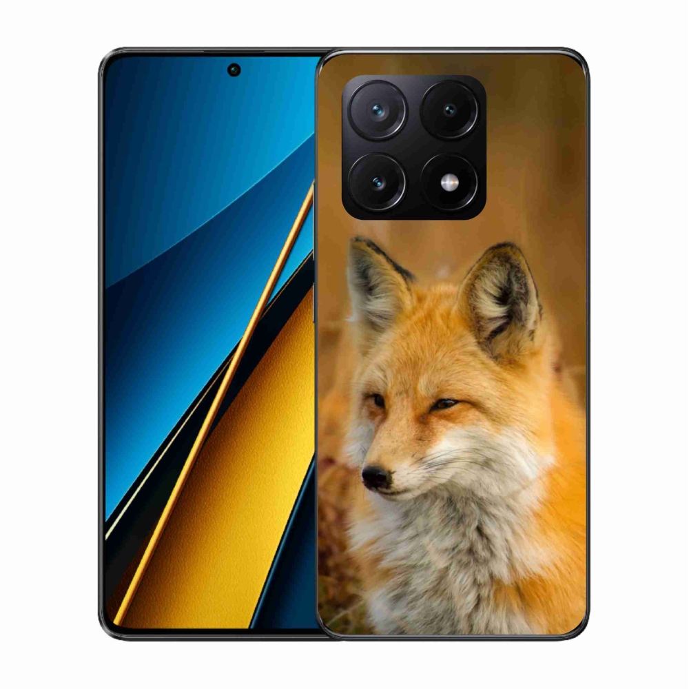 Gél borítás mmCase a Xiaomi Poco X6 Pro 5G számára - róka