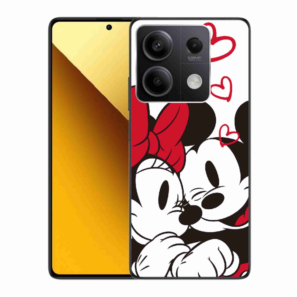 Gél borítás mmCase a Xiaomi Redmi Note 13 5G-hez - minnie és mickey