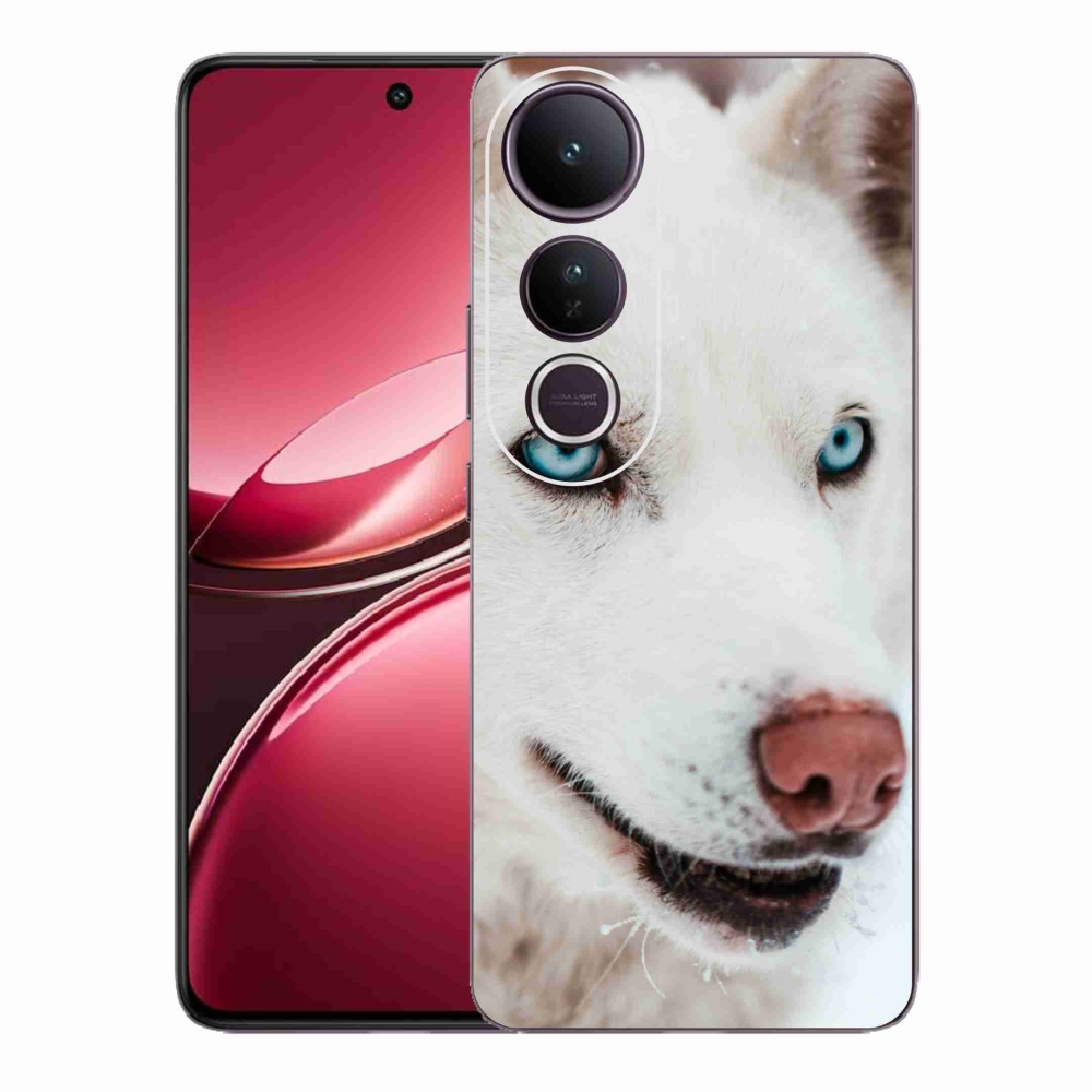 Gél borítás mmCase a Vivo V50 Lite 4G/5G-n - kutyaszemmel nézve