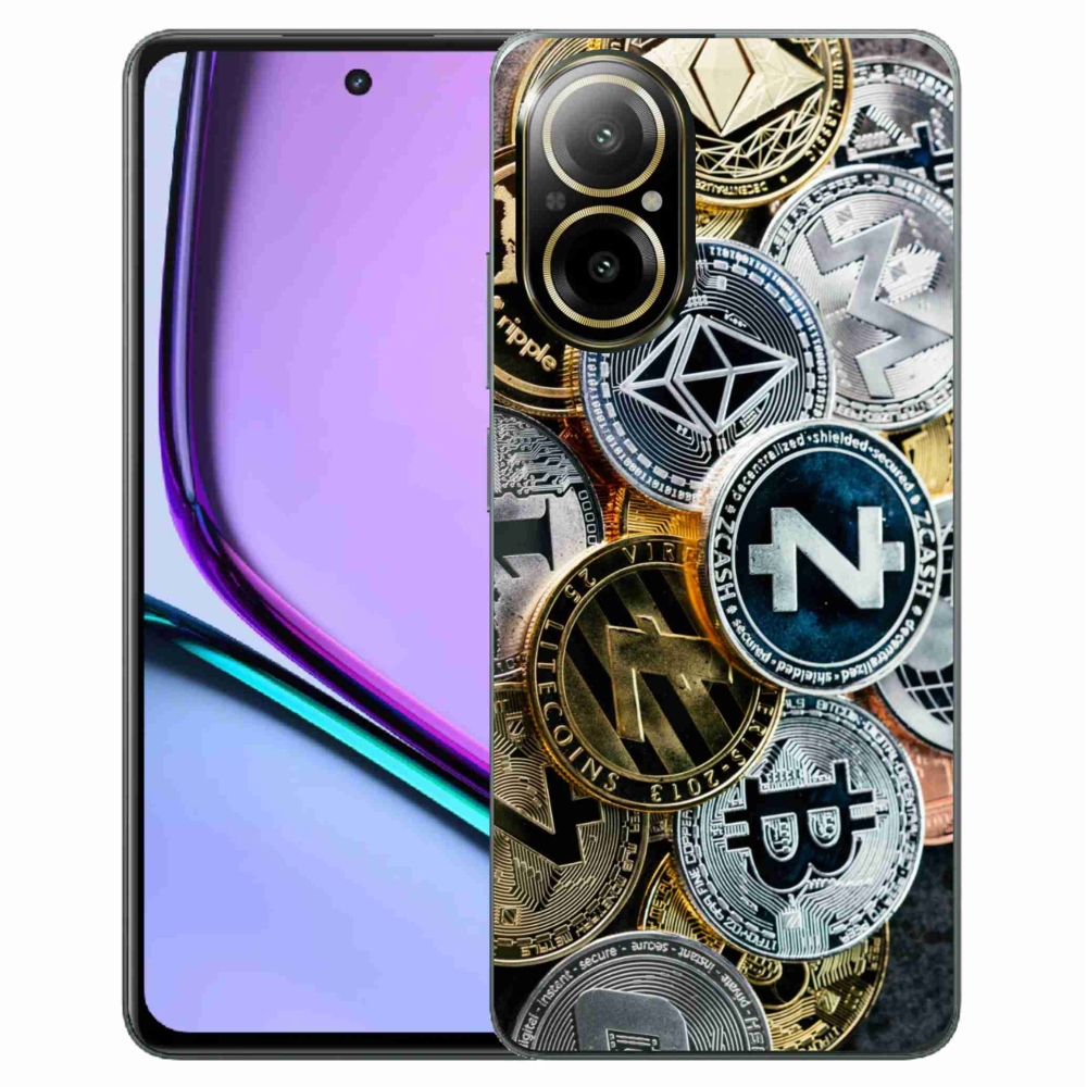 Gél borító mmCase a Realme C67 készülékhez - kriptovaluták