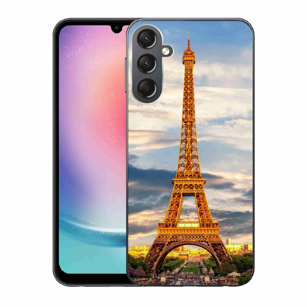 Gél borítás mmCase Samsung Galaxy A24 készülékhez - eiffel torony 3