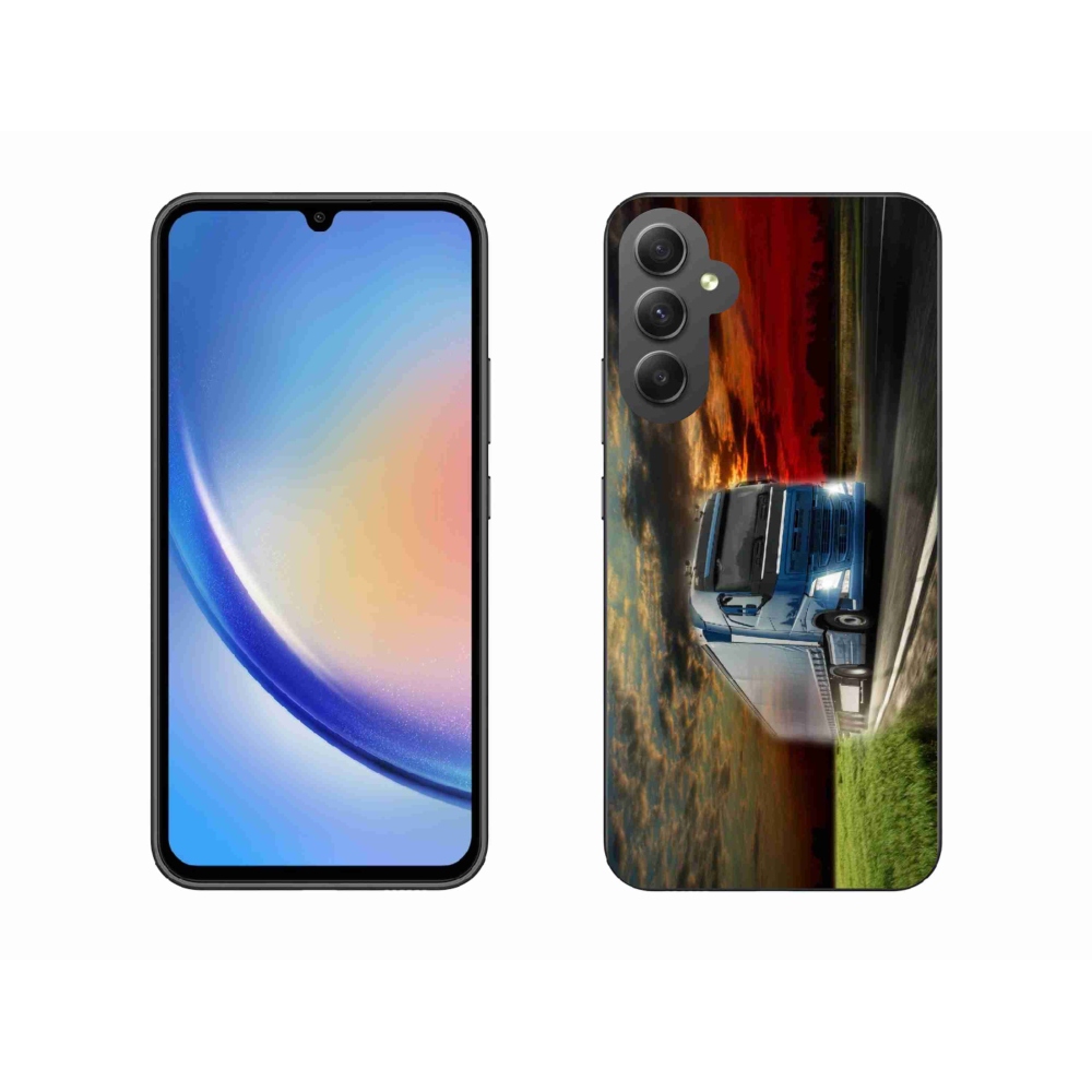 Gél borítás mmCase Samsung Galaxy A34 5G - teherautó 4