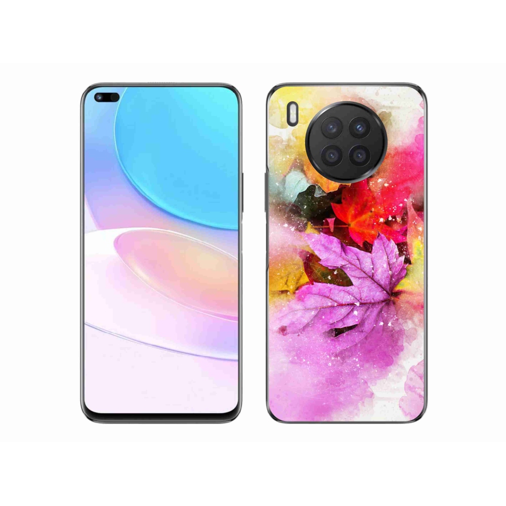 Zselés borító mmCase a Honor 50 Lite készülékhez - színes levelek