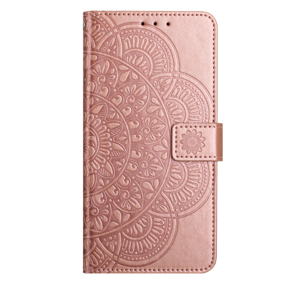Mandala könyv tok Xiaomi Redmi 13C 5G - rózsa arany