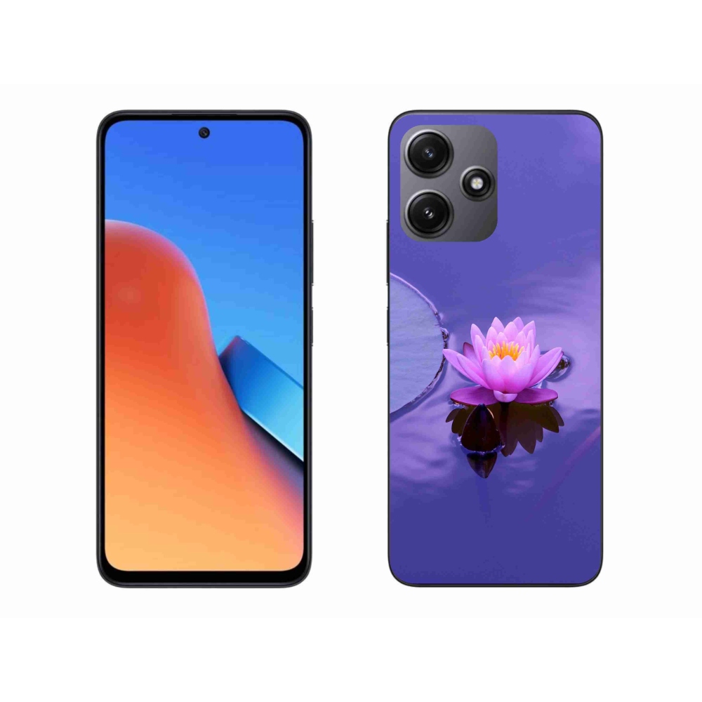 Gél tok mmCase a Xiaomi Redmi 12 5G számára - virág a felületen