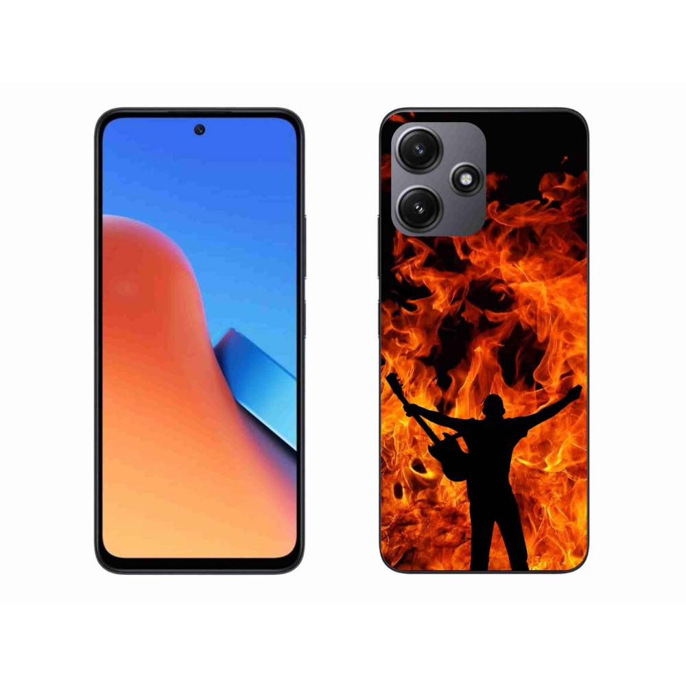 Gél borító mmCase a Xiaomi Redmi 12 5G - zenész és tűz