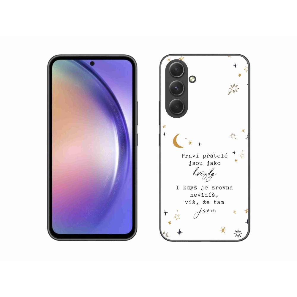 Gél borítás mmCase Samsung Galaxy A54 5G - idézem 6 fehér háttér