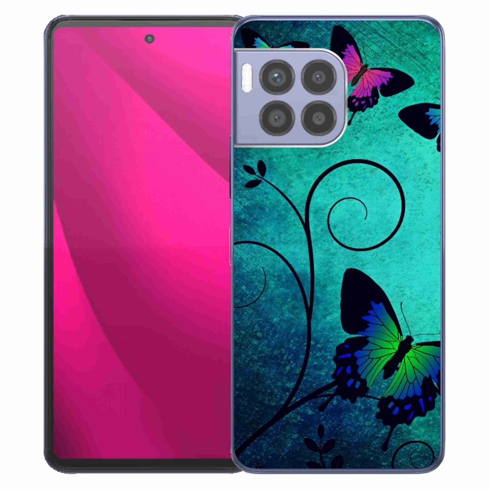 Zselés borítás mmCase a T-Mobile T Phone 2 Pro készülékhez - színes pillangók