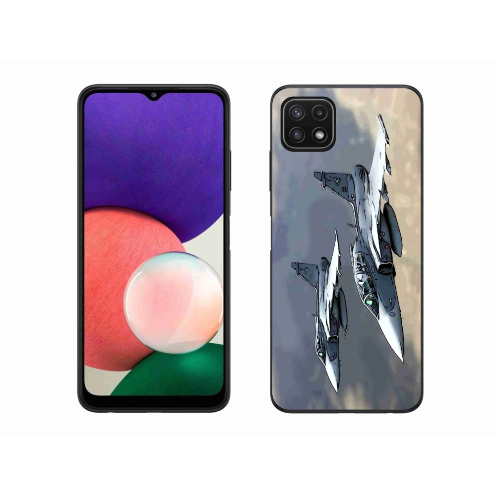 Zselés borítás mmCase Samsung Galaxy A22 5G - vadászgépek számára