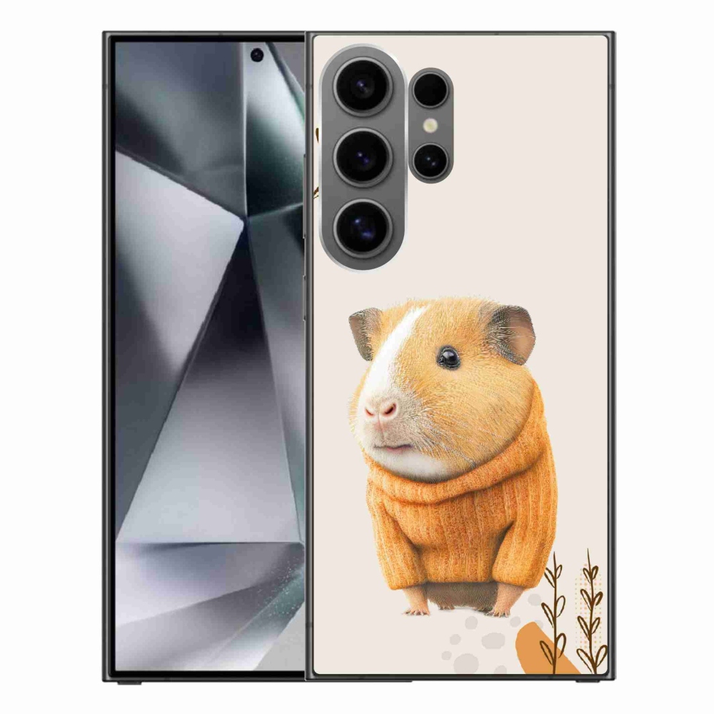 Gél borítás mmCase Samsung Galaxy S24 Ultra készülékhez - tengerimalac pulóverben