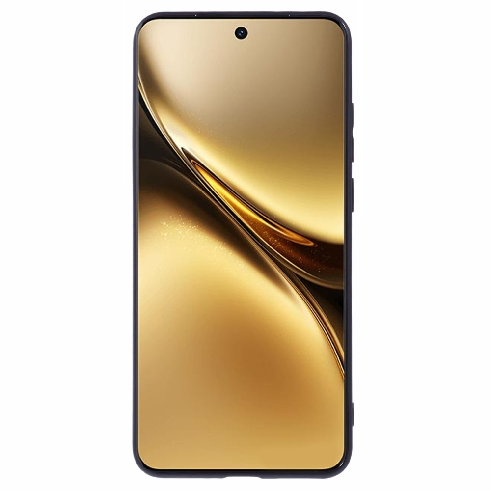 Fényes zselés tok a Vivo X200 5G készülékhez - fekete