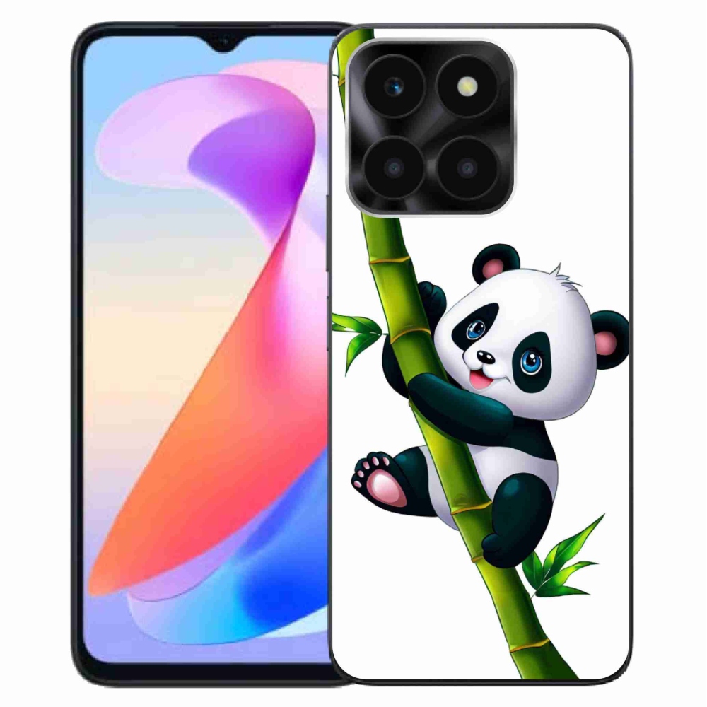 Zselés borítás mmCase a Honor X6a készülékhez - bambuszon lévő panda