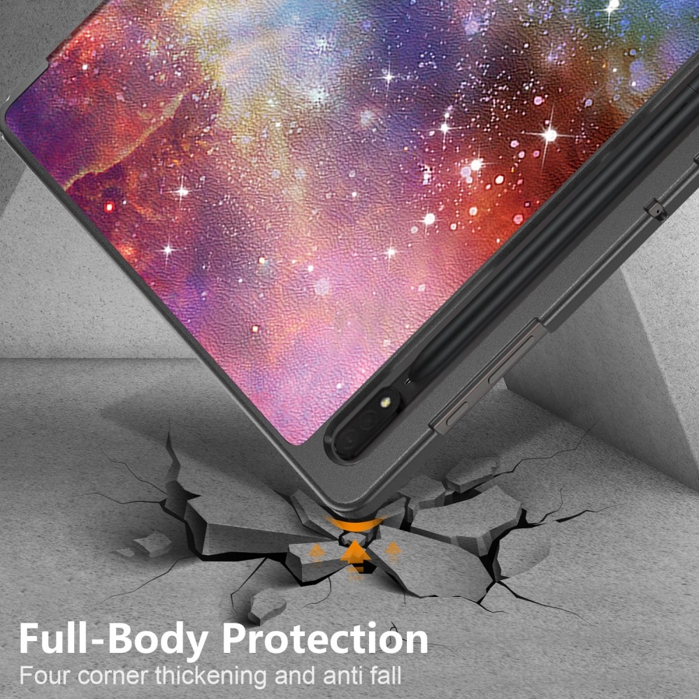 Nyomtatás intelligens záró tok Samsung Galaxy Tab S9 Ultra/Tab S10 Ultra - space