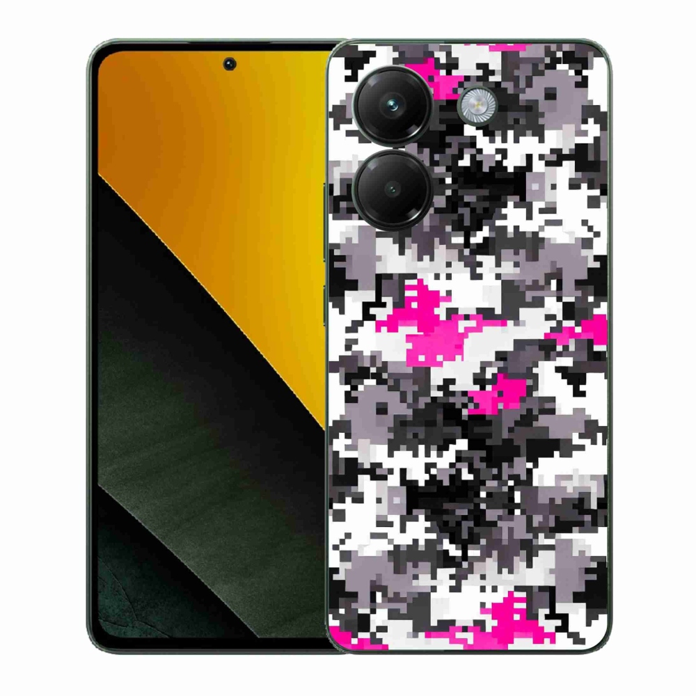 Gél borítás mmCase a Xiaomi Poco M7 Pro 5G-hez - álcázó minta 4