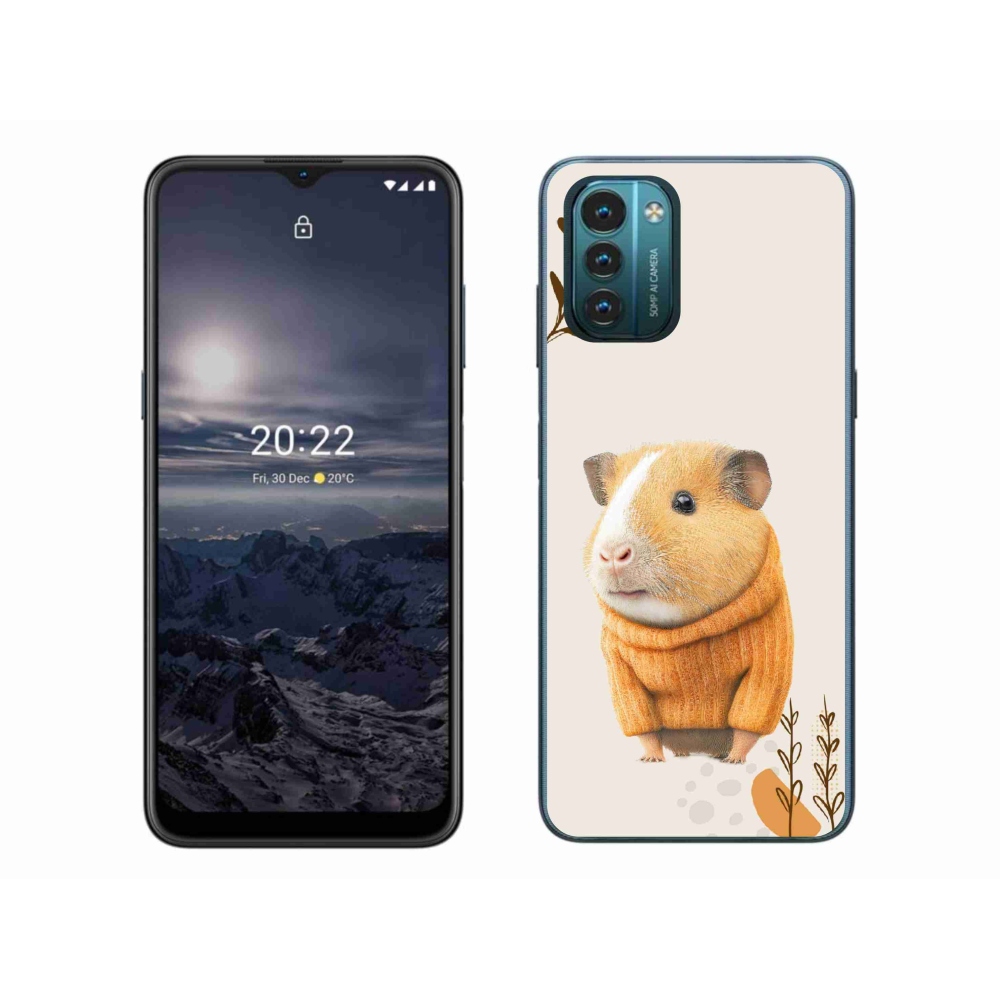 Zselés borítás mmCase a Nokia G11/G21 készülékhez - tengerimalac pulóverben