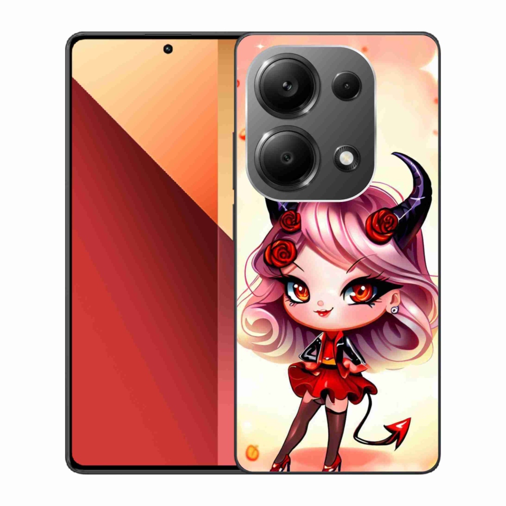 Gél borítás mmCase a Xiaomi Redmi Note 13 Pro 4G/Poco M6 Pro - rajzfilm ördöghöz