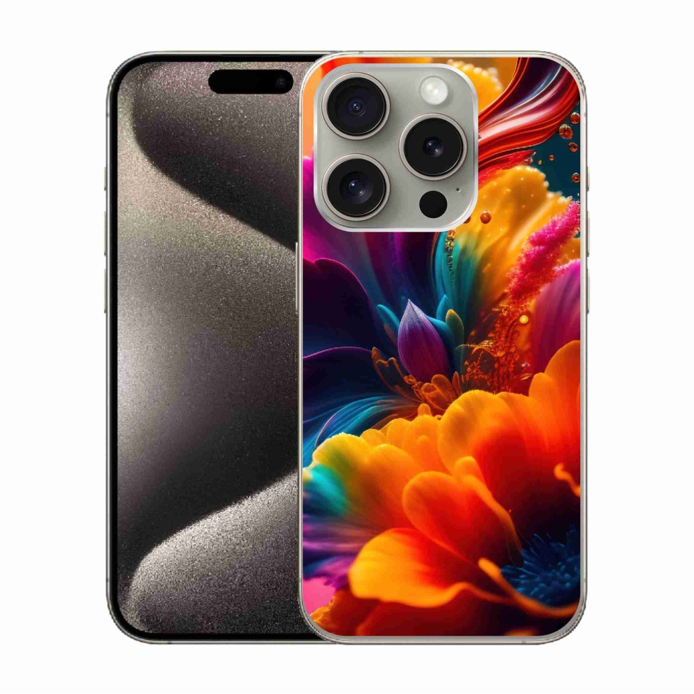 Zselés borítás mmCase iPhone 15 Pro készülékhez - absztrakt motívum 2