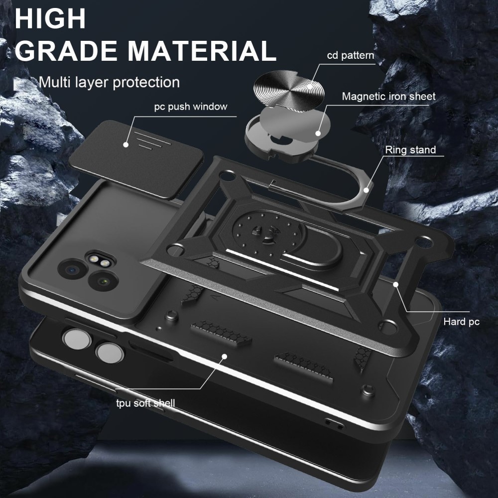 Csúszásálló borítás Samsung Galaxy Xcover 7 Pro készülékhez - fekete