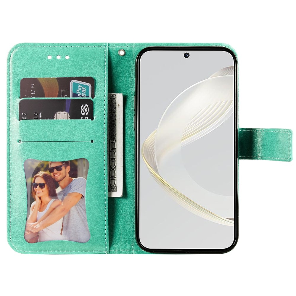Mandala könyvtáska Huawei Nova 11 készülékhez - teal színű