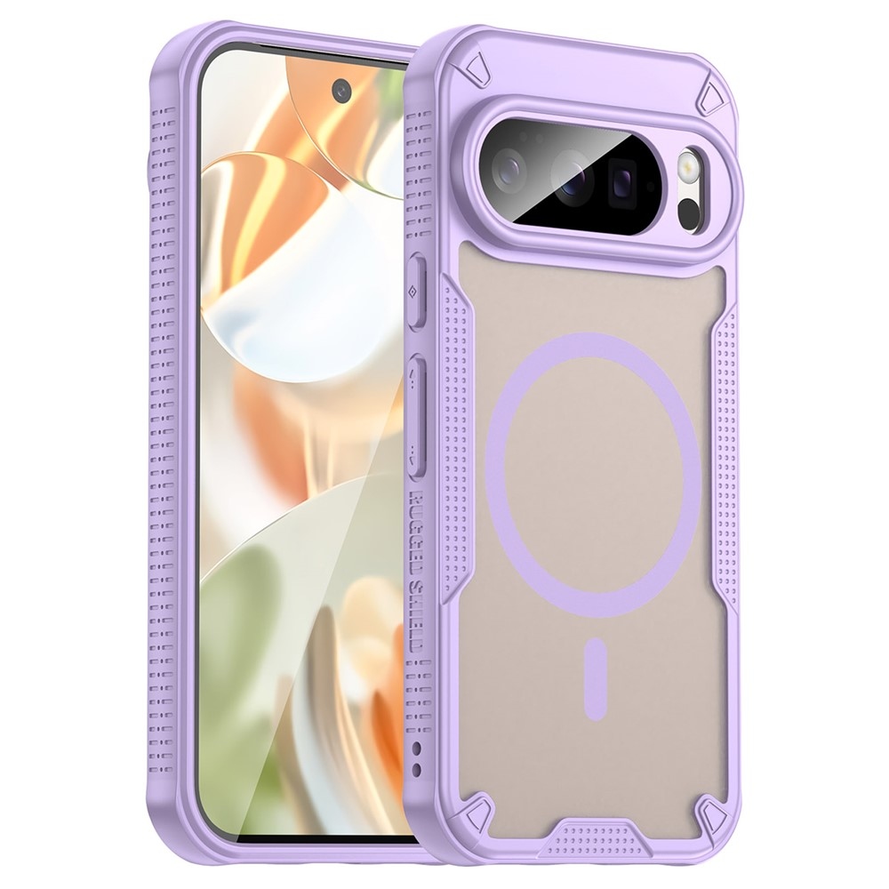 Froste tartós védőburkolat MagSafe-val a Google Pixel 10 Pro-hoz - lila