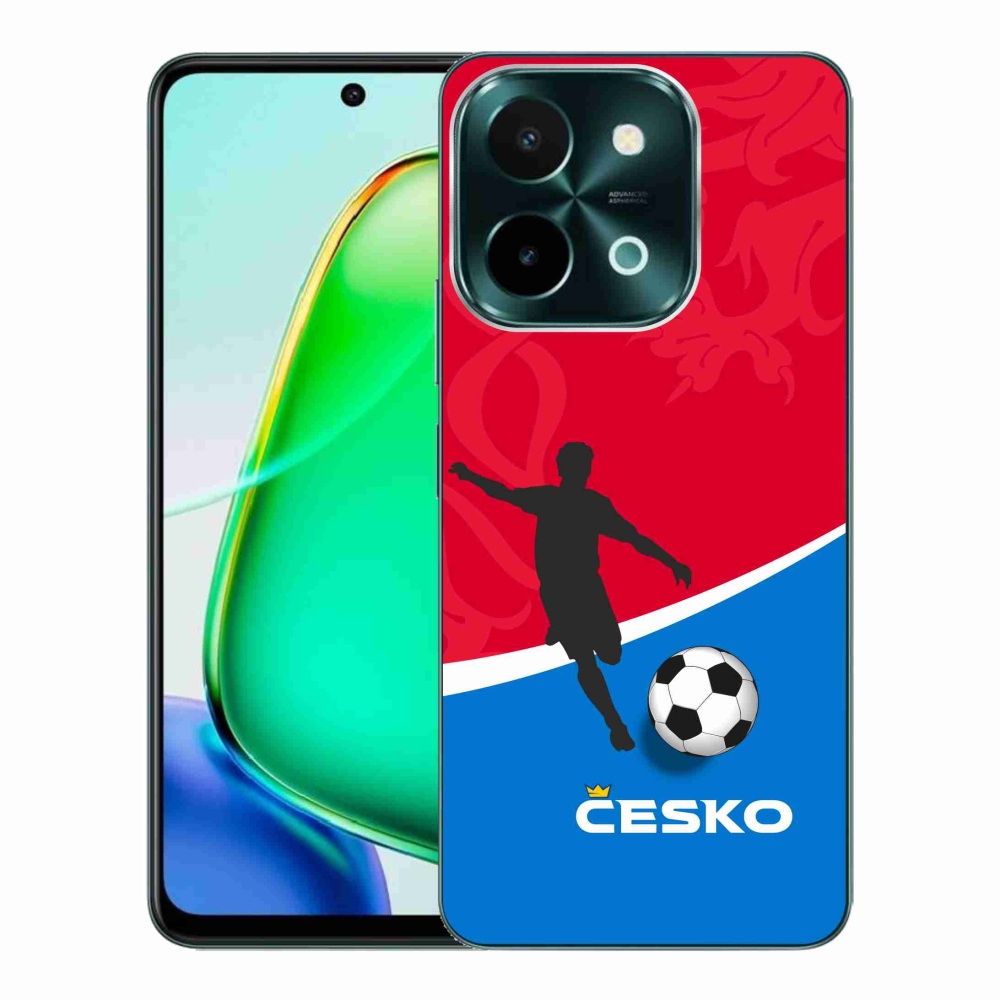 Gél borítás mmCase for Vivo Y28 - foci Csehország