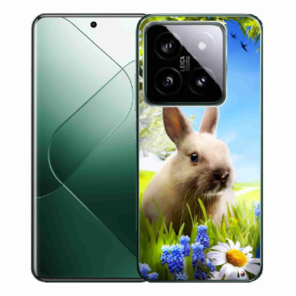 Gél borítás mmCase a Xiaomi 14 Pro számára - nyuszi