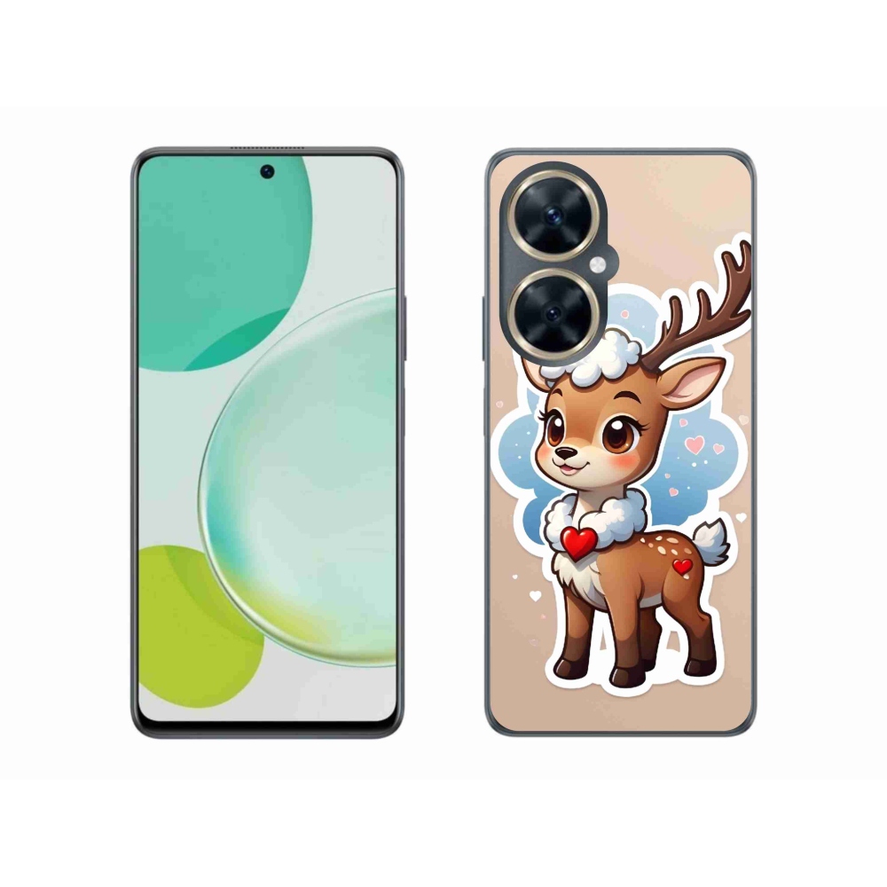 Gél borító mmCase a Huawei Nova 11i készülékhez - rajzfilm rénszarvas
