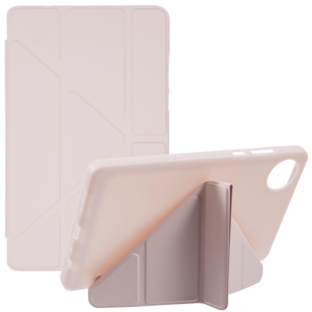 Origamis összecsukható táblagép tok Xiaomi Redmi Pad SE 8.7 - rózsaszín