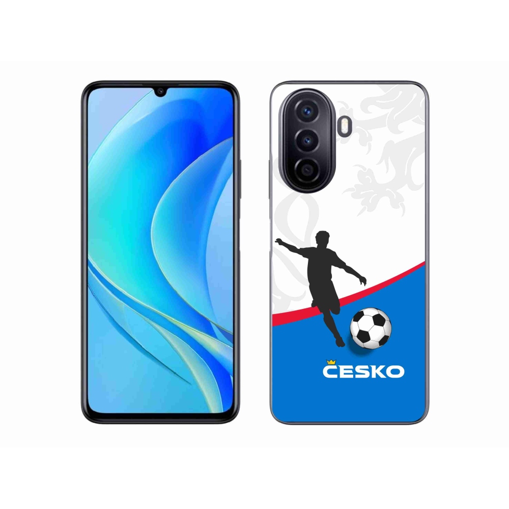 Gél borítás mmCase a Huawei Nova Y70-hez - futball Csehország 1
