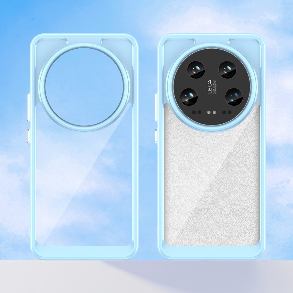 Gél tok rögzített hátlappal Xiaomi 14 Ultra - kék