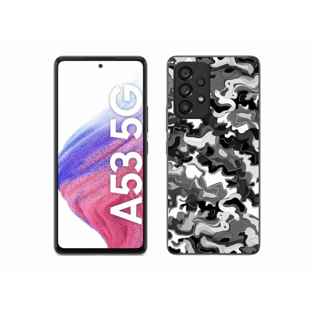 Zselés borítás mmCase Samsung Galaxy A53 5G - terepszínű minta 3