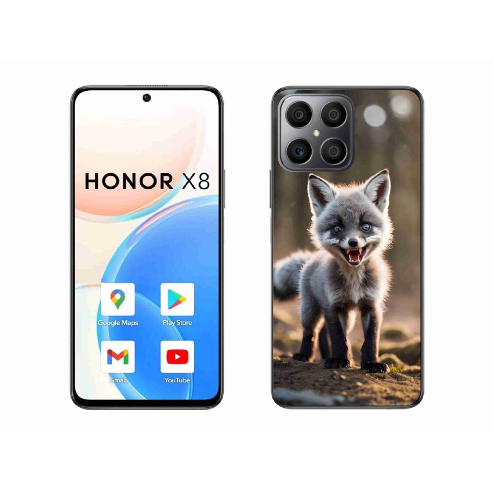 Zselés borítás mmCase a Honor X8-hoz - angry fox