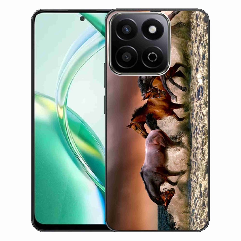 Gél tok mmCase a Honor 200 Smart 5G készülékhez - lovak 1