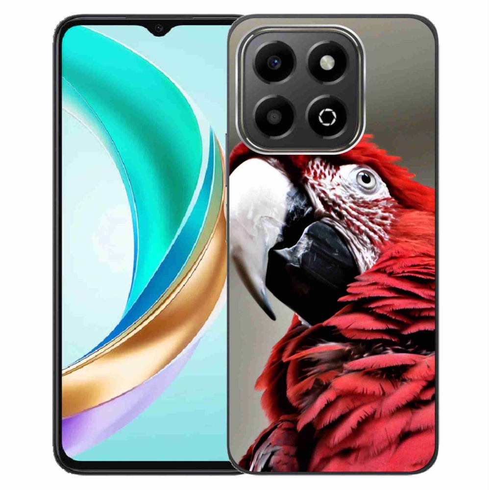 Gél borítás mmCase a Honor X6b készülékhez - papagáj ara piros