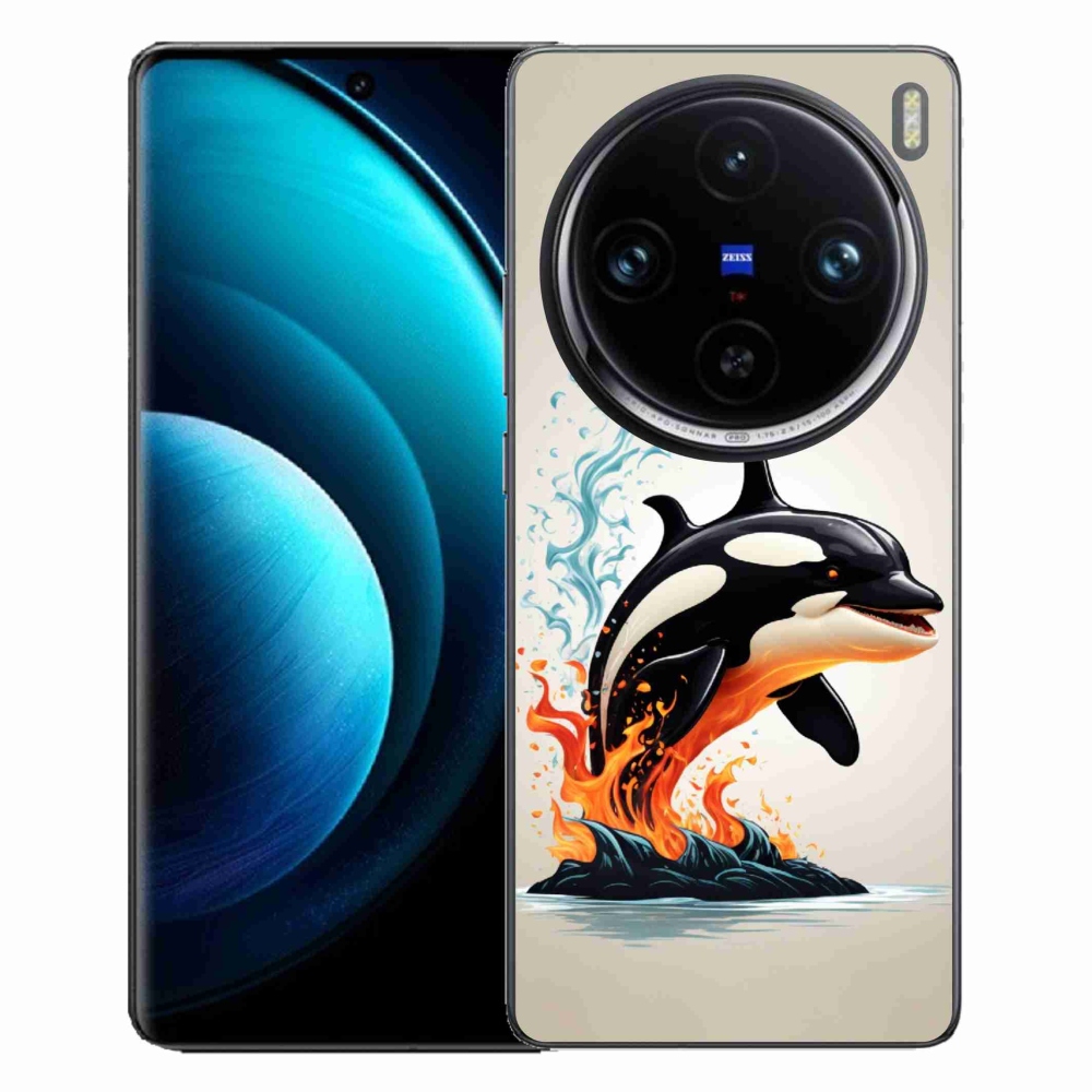 Zselés borítás mmCase a Vivo X100 Pro 5G készülékhez - írisz