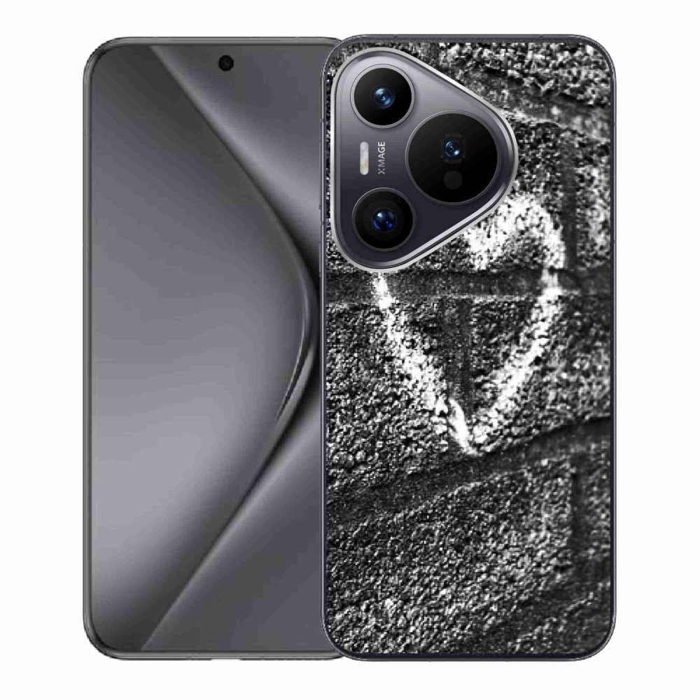 Zselés borítás mmCase a Huawei Pura 70-hez - szív a falon
