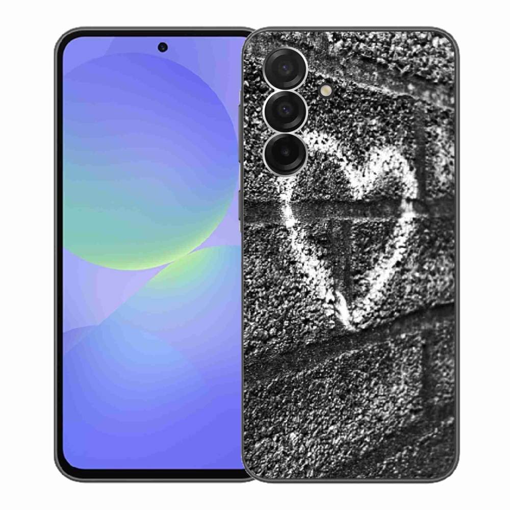 Gél borítás mmCase Samsung Galaxy A36 5G - szív a falon