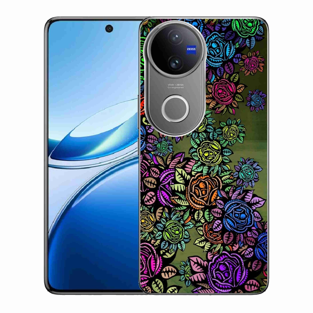 Zselés borítás mmCase a Vivo V50 5G készülékhez - virág 6