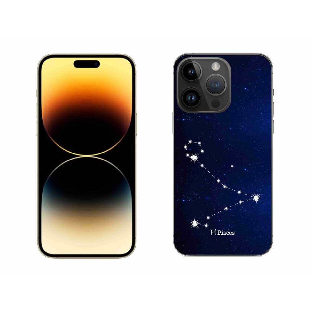 Zselés borítás mmCase iPhone 14 Pro Max 6.7 készülékhez - csillagkép Halak