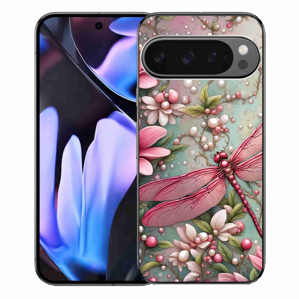 Zselés borítás mmCase a Google Pixel 9 Pro XL számára - szitakötő