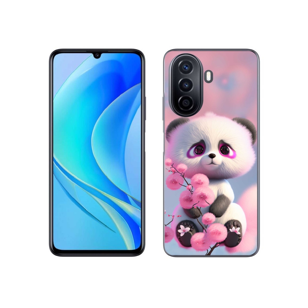 Gél borító mmCase a Huawei Nova Y70 készülékhez - aranyos panda 1