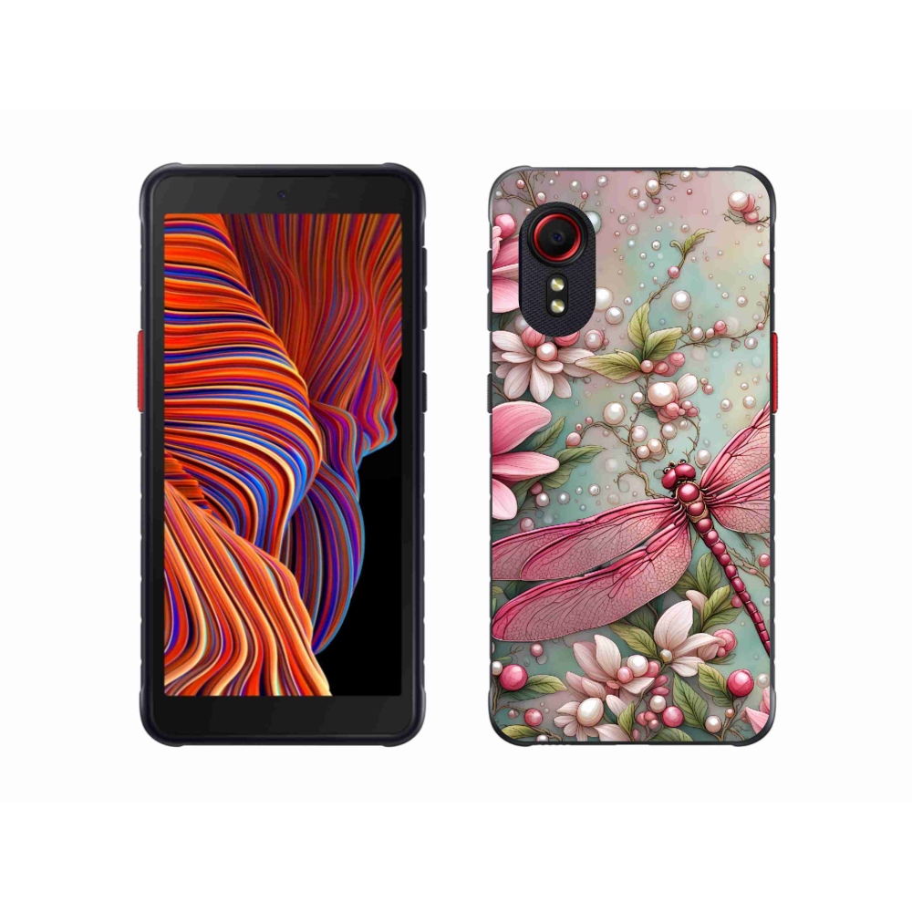 Gél borítás mmCase Samsung Galaxy Xcover 5 készülékhez - szitakötő