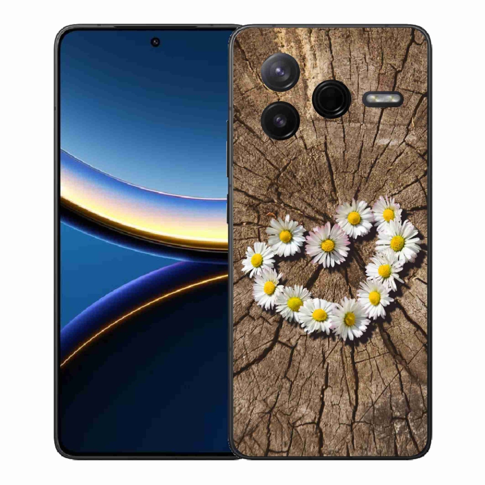 Gél borítás mmCase a Xiaomi Poco F7 Pro számára - Százszorszép szív