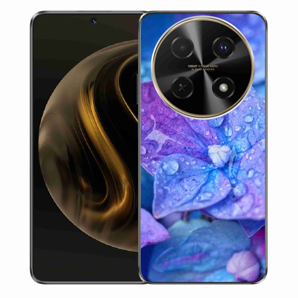 Gél borítás mmCase a Huawei Nova 12i készülékhez - lila virág