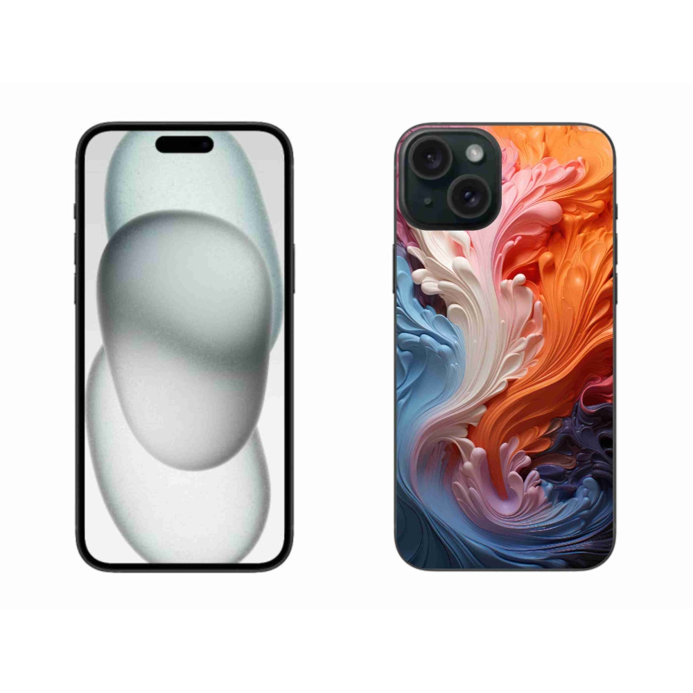 Gél borítás mmCase iPhone 15 Plus készülékhez - absztrakt motívum 8