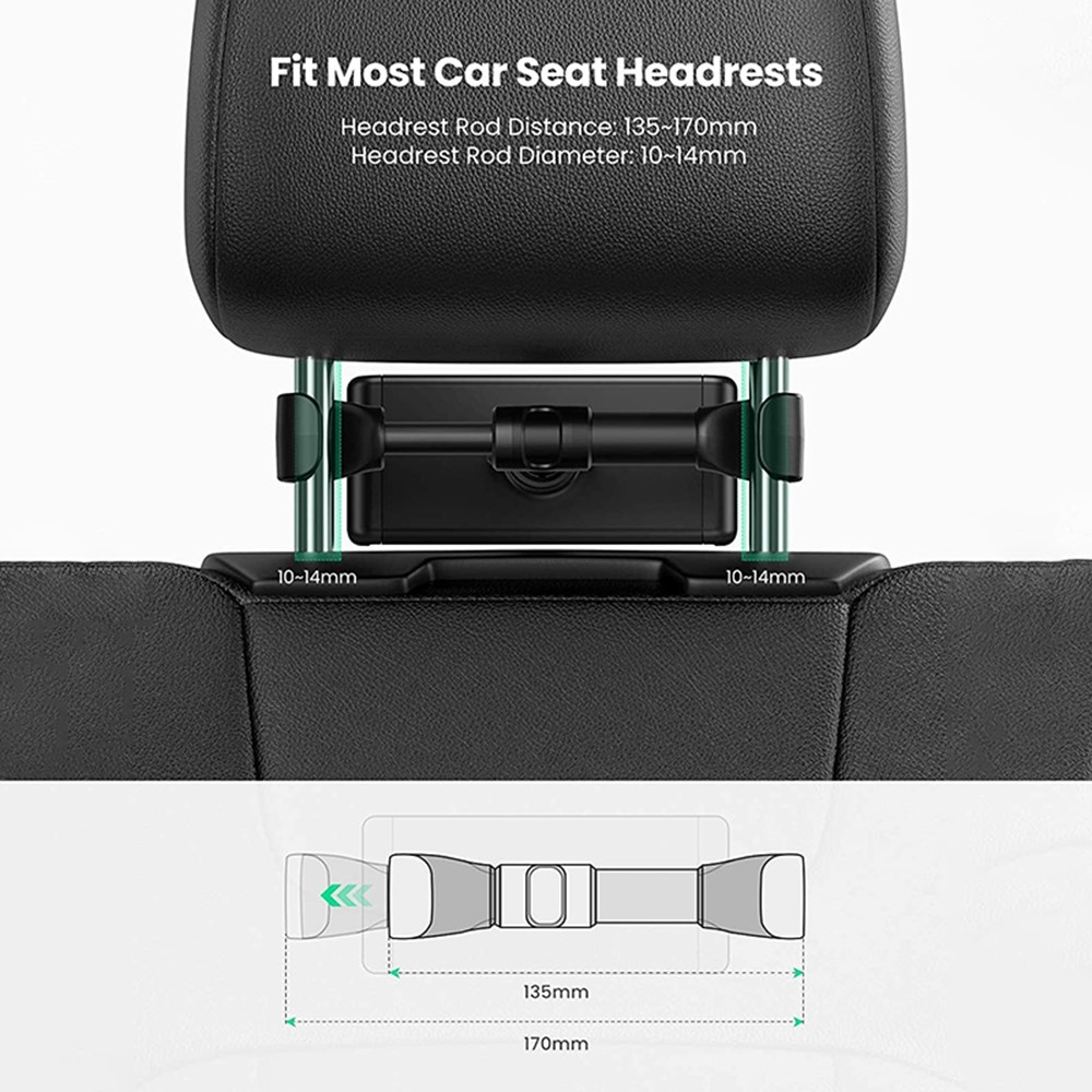 UGREEN forgatható univerzális mobiltelefon-tartó fejtámlához