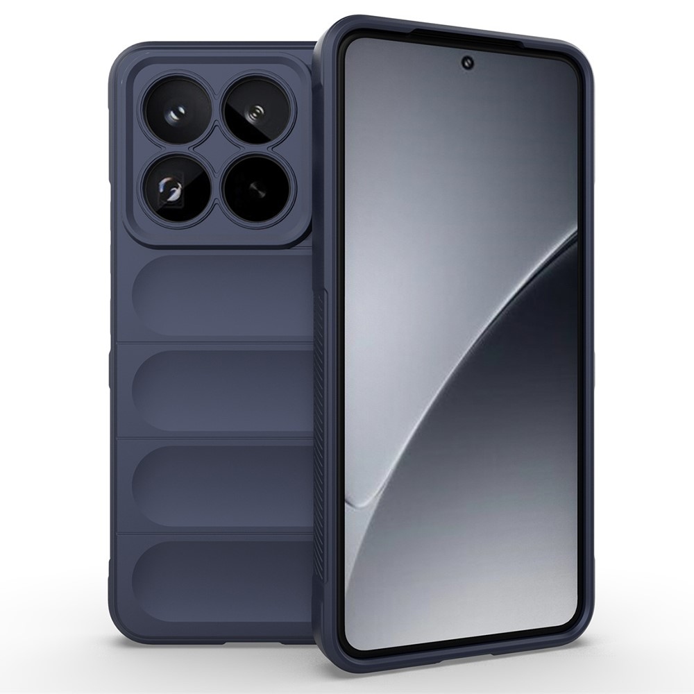 Rugg tartós zselés tok Xiaomi 15 Pro - sötétkék