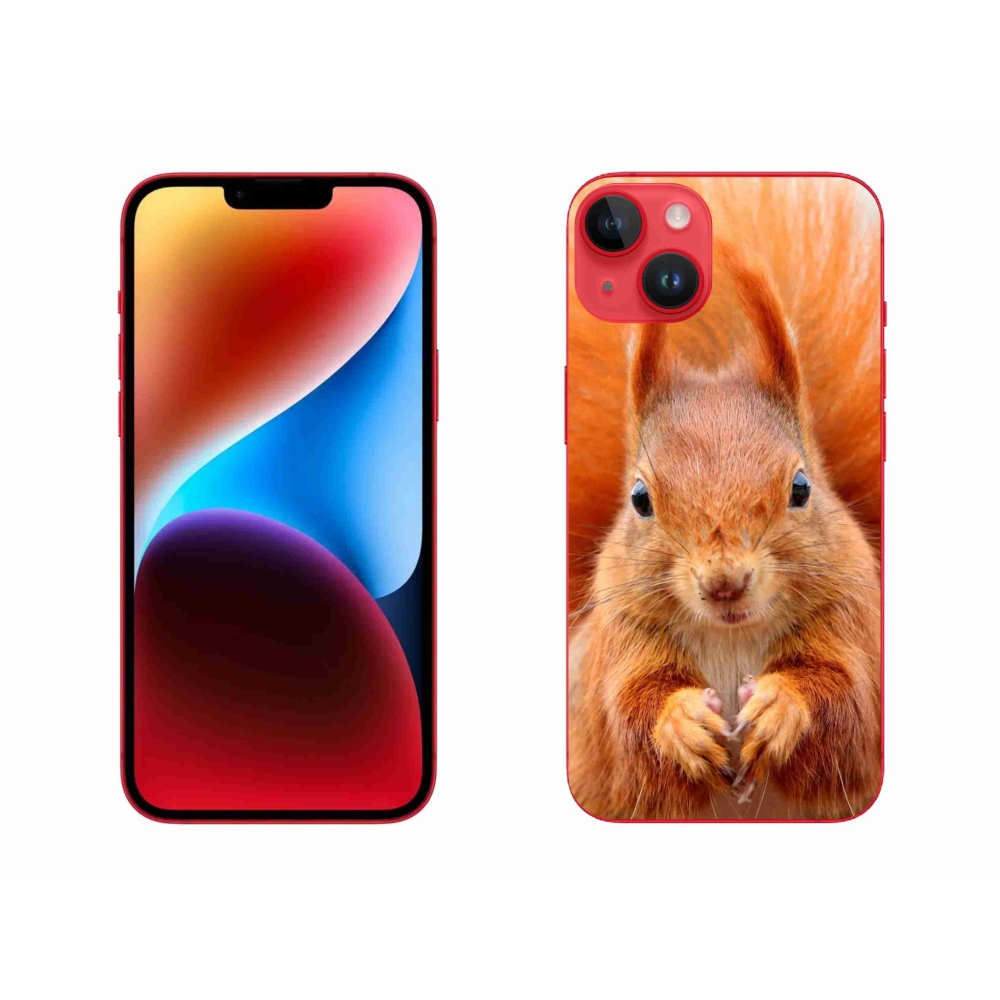 Zselés borító mmCase iPhone 14 Plus készülékhez - mókus