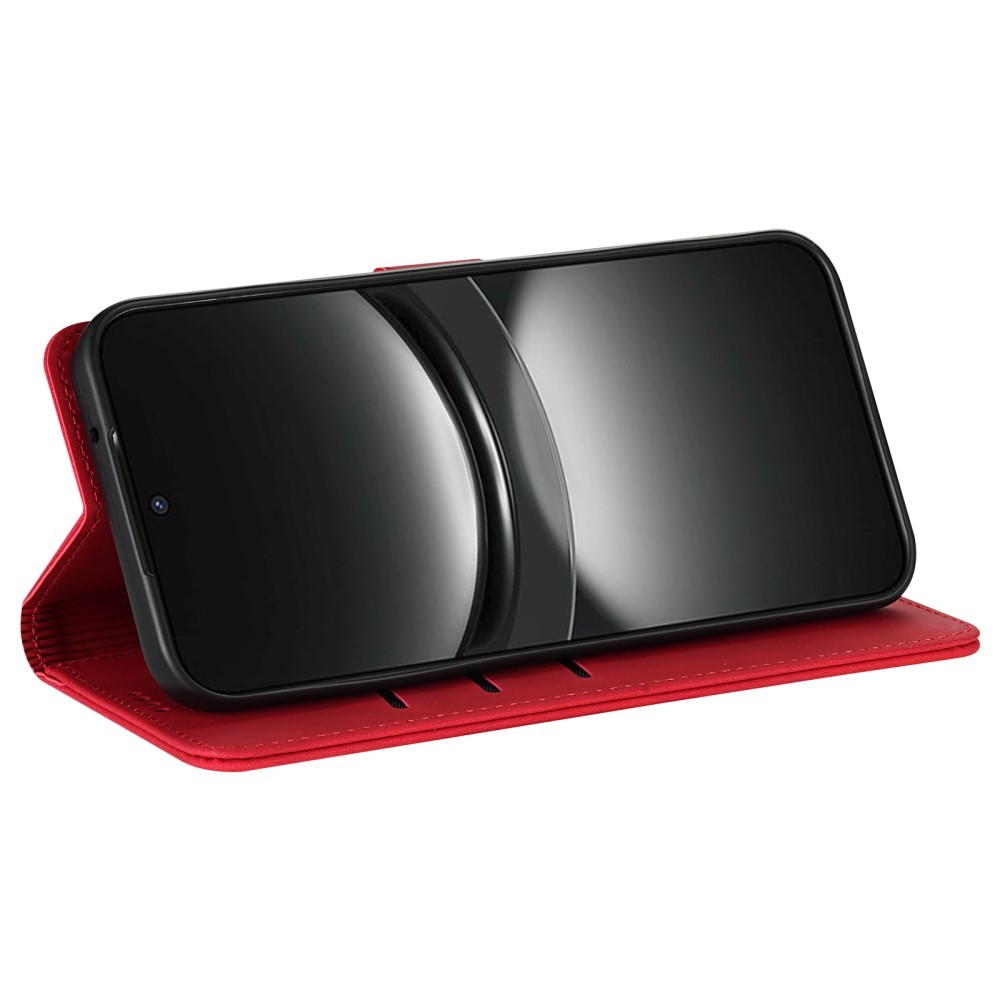 AZNS tok könyv tok Honor Magic 7 Pro 5G - piros